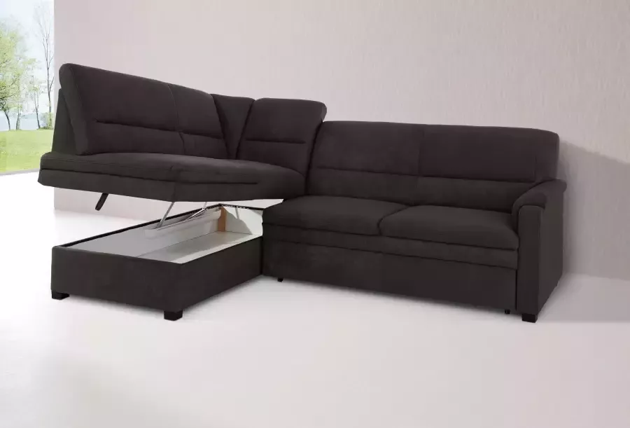 Sit&more Hoekbank Pisa L-vorm met binnenvering naar keuze met slaapfunctie - Foto 3