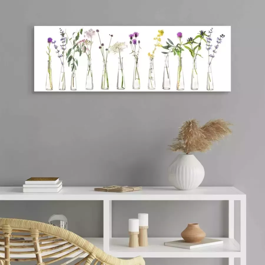 Reinders! Artprint bloemen zomer ecru groen