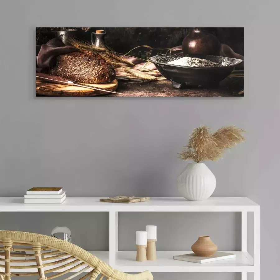 Reinders! Artprint brood stilleven bakker granen keuken ingrediënten