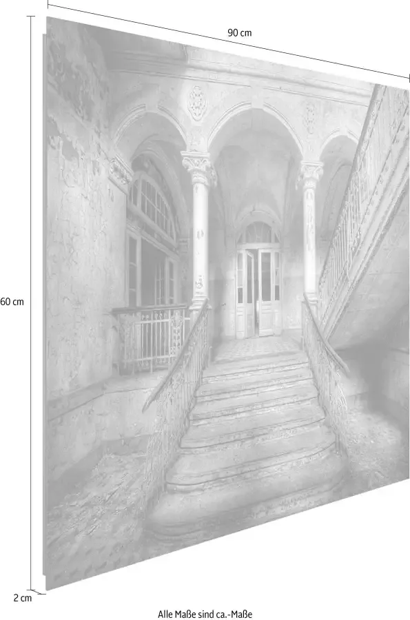 Reinders! Artprint op hout Decoratief paneel 60x90 Abandoned Entrance - Foto 4