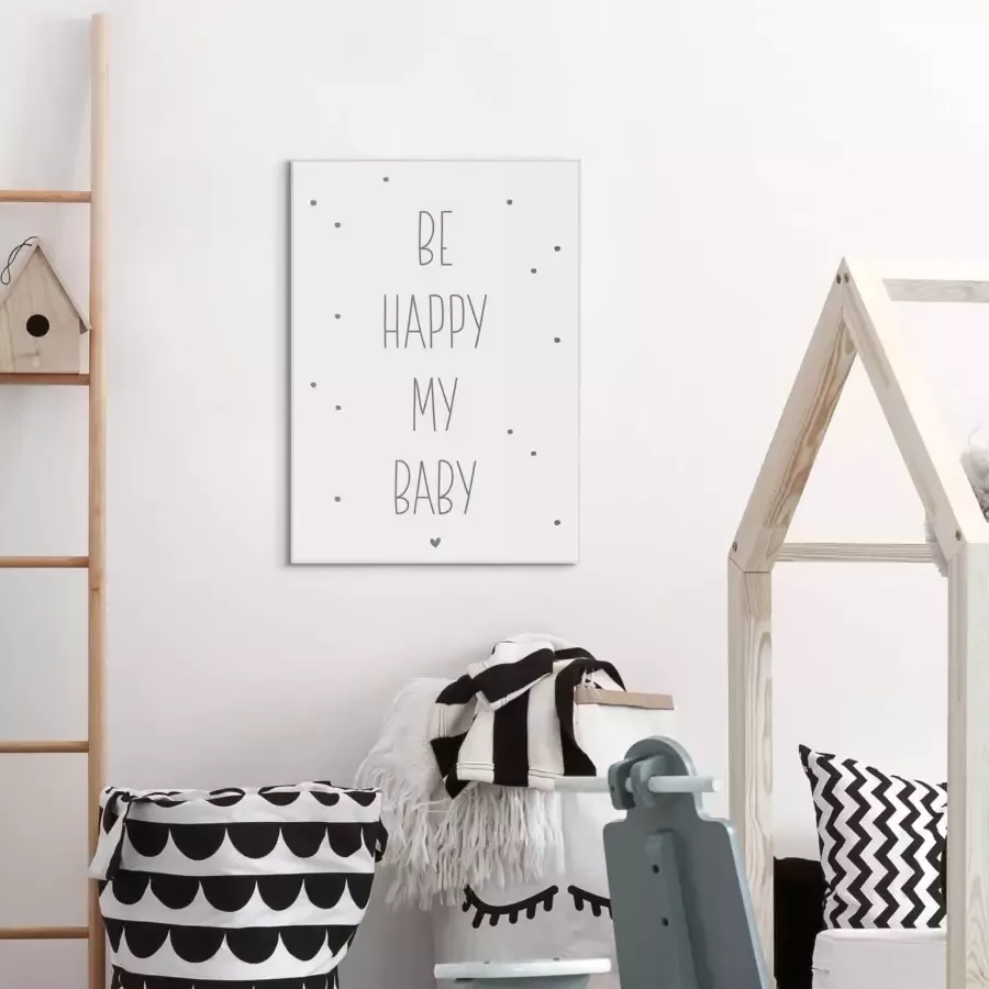 Reinders! Artprint Slim Frame White 50x70 Be Happy My Baby