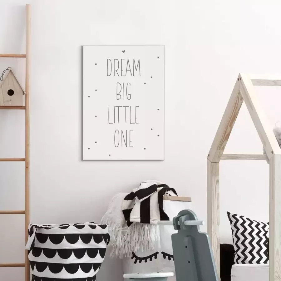 Reinders! Artprint Slim Frame White 50x70 Dream Big Little One