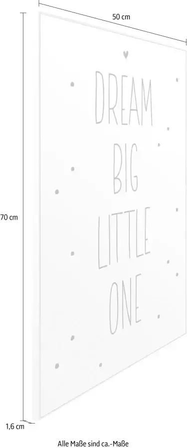 Reinders! Artprint Slim Frame White 50x70 Dream Big Little One - Foto 5