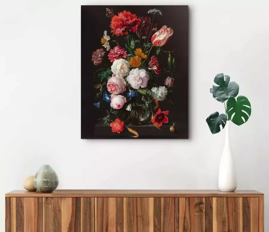 Reinders! Artprint stilleven met bloemenvaas Jan Davidsz de Heem