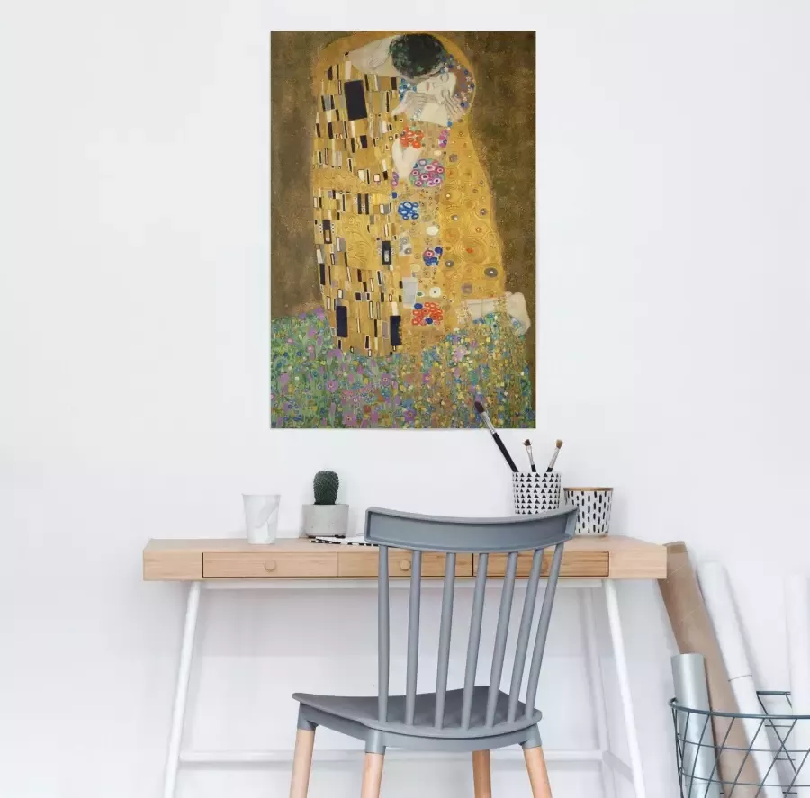 Reinders! Poster de kus Gustav Klimt
