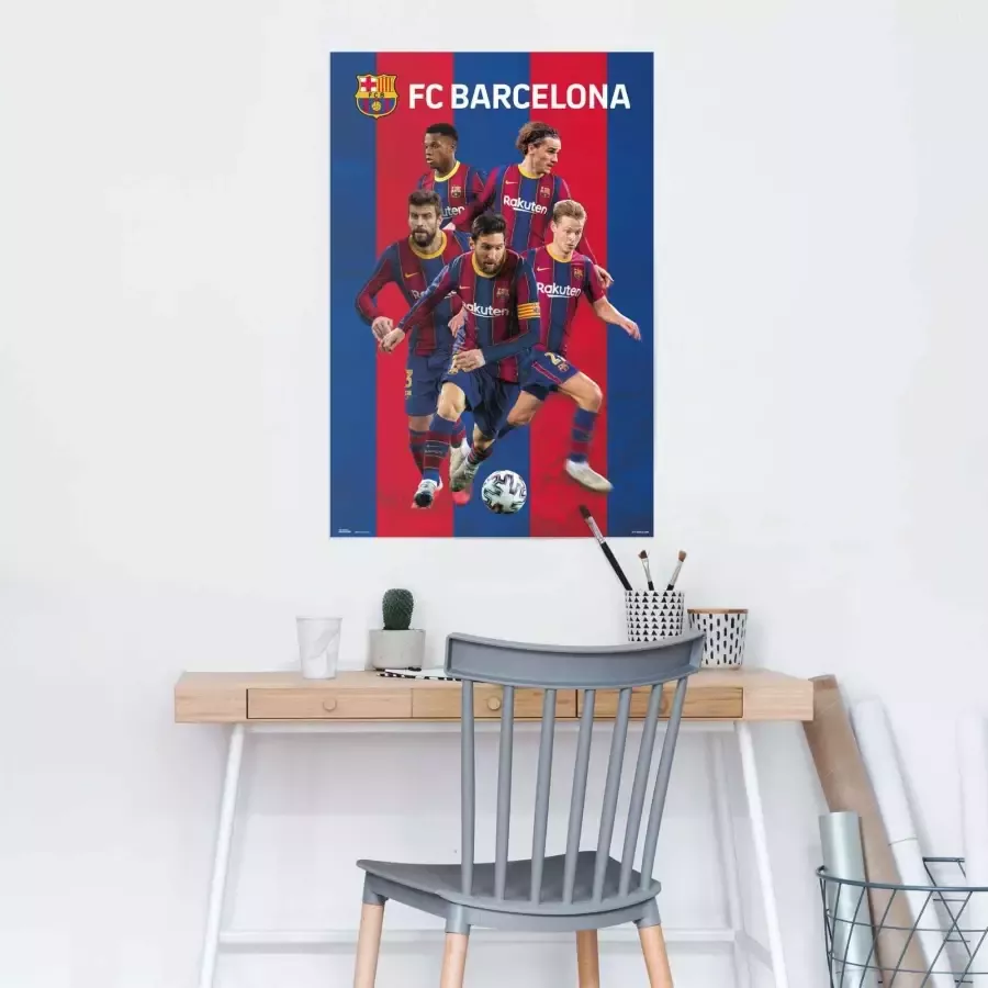 Reinders! Poster FC Barcelona Camp Nou Spanje speler - Foto 1