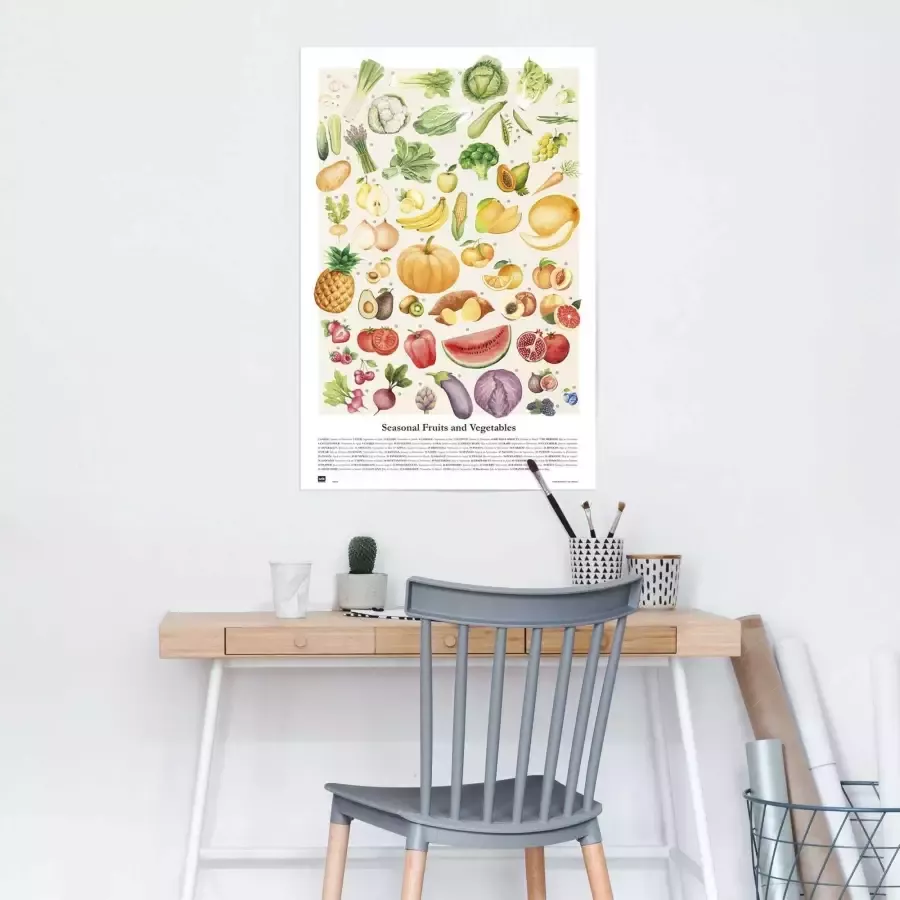 Reinders! Poster Fruit en groenten