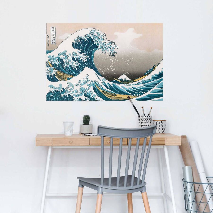 Reinders! Poster Große Welle Hokusai - Foto 1