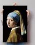 Reinders! Poster het meisje met de parel Jan Vermeer oude meester kunst Mauritshuis (1 stuk) - Thumbnail 2