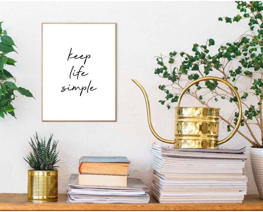 Leen Bakker Poster Keep life simple 40x30 cm - Foto 2