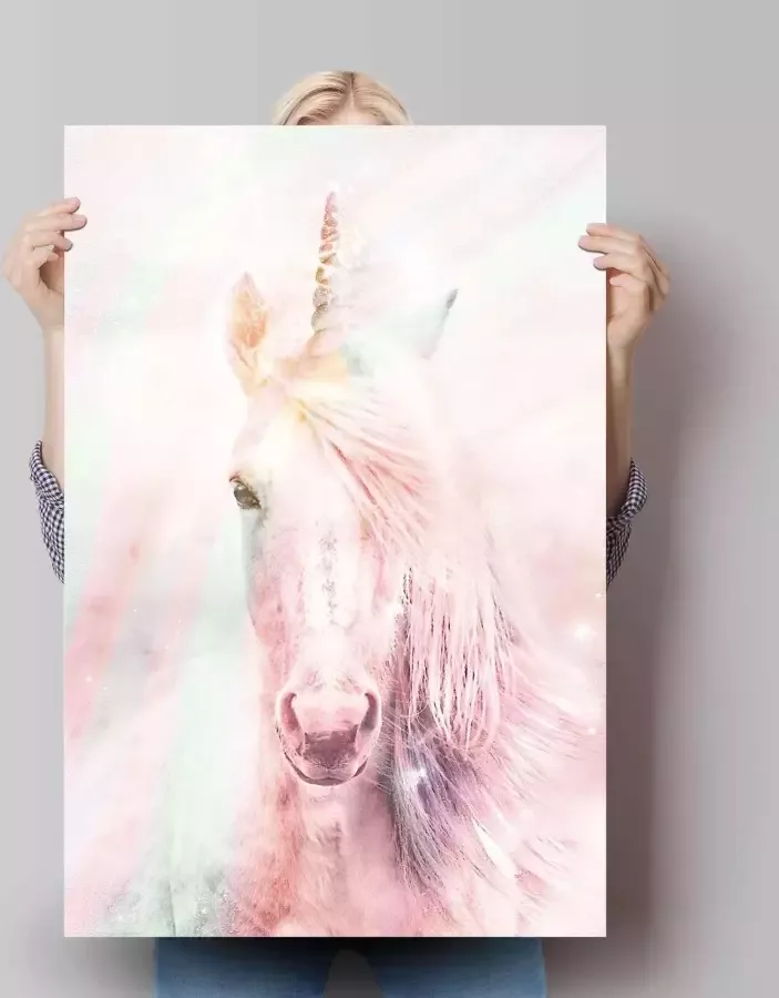 Reinders! Poster magische eenhoorn in vrolijke kleuren fantasie paard - Foto 2