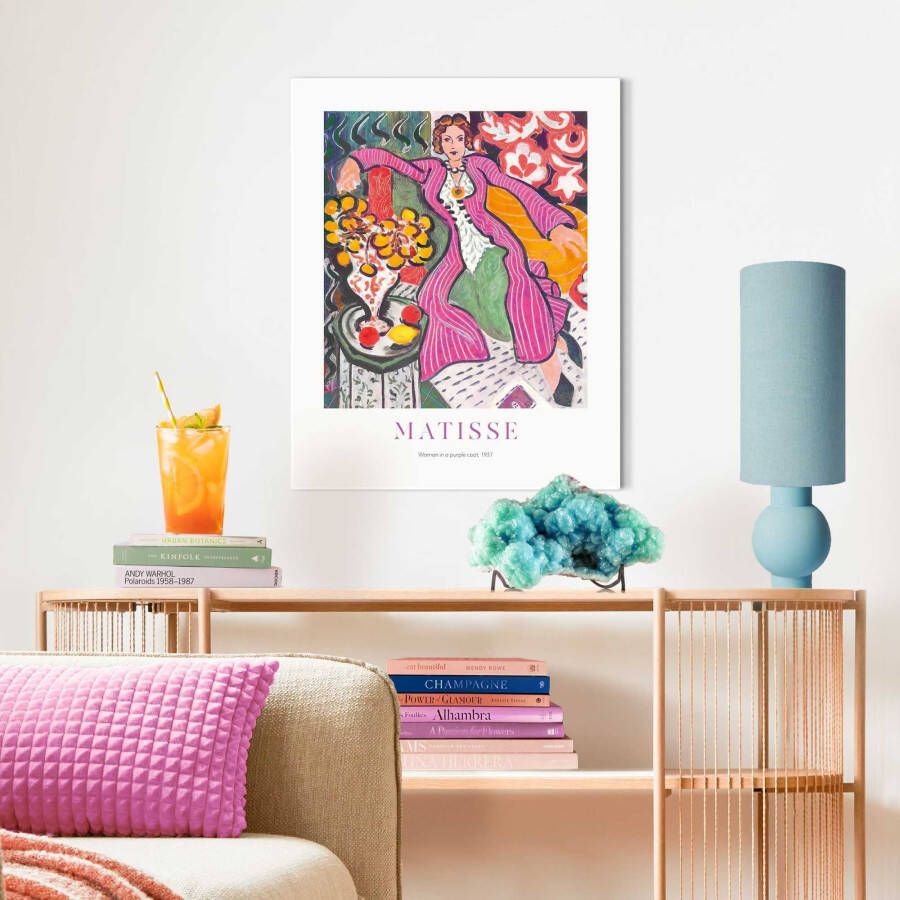 Reinders! Artprint Matisse Frau im lila Mantel - Foto 1