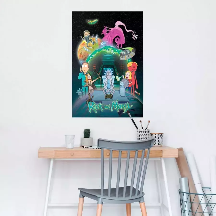 Reinders! Poster Rick and Morty toilet adventure - Foto 1