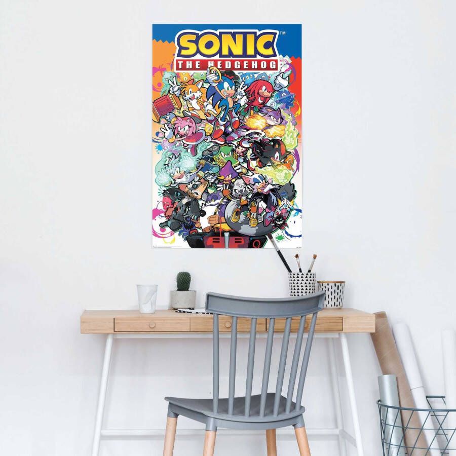 Reinders! Poster Sonic The Hedgehog sonic comic characters - Foto 1