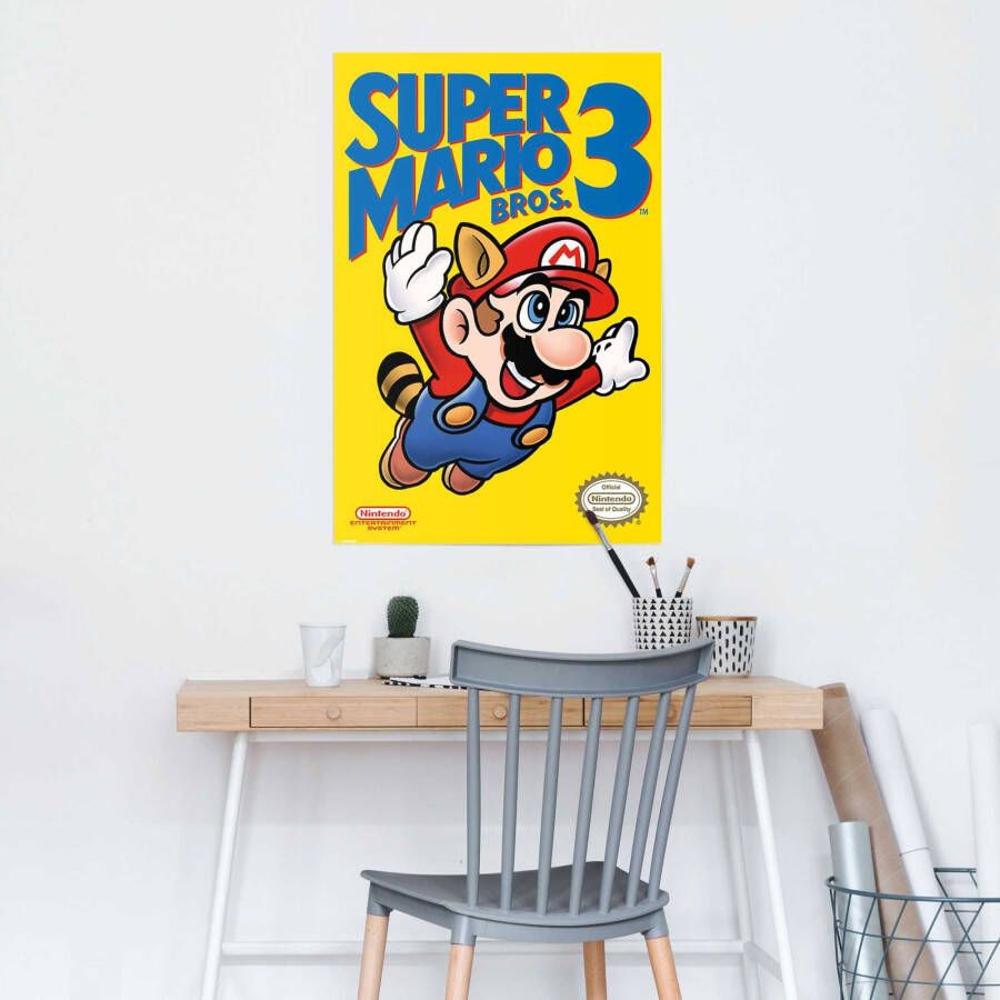 Reinders! Poster Super Mario Bros 3 NES cover - Foto 1