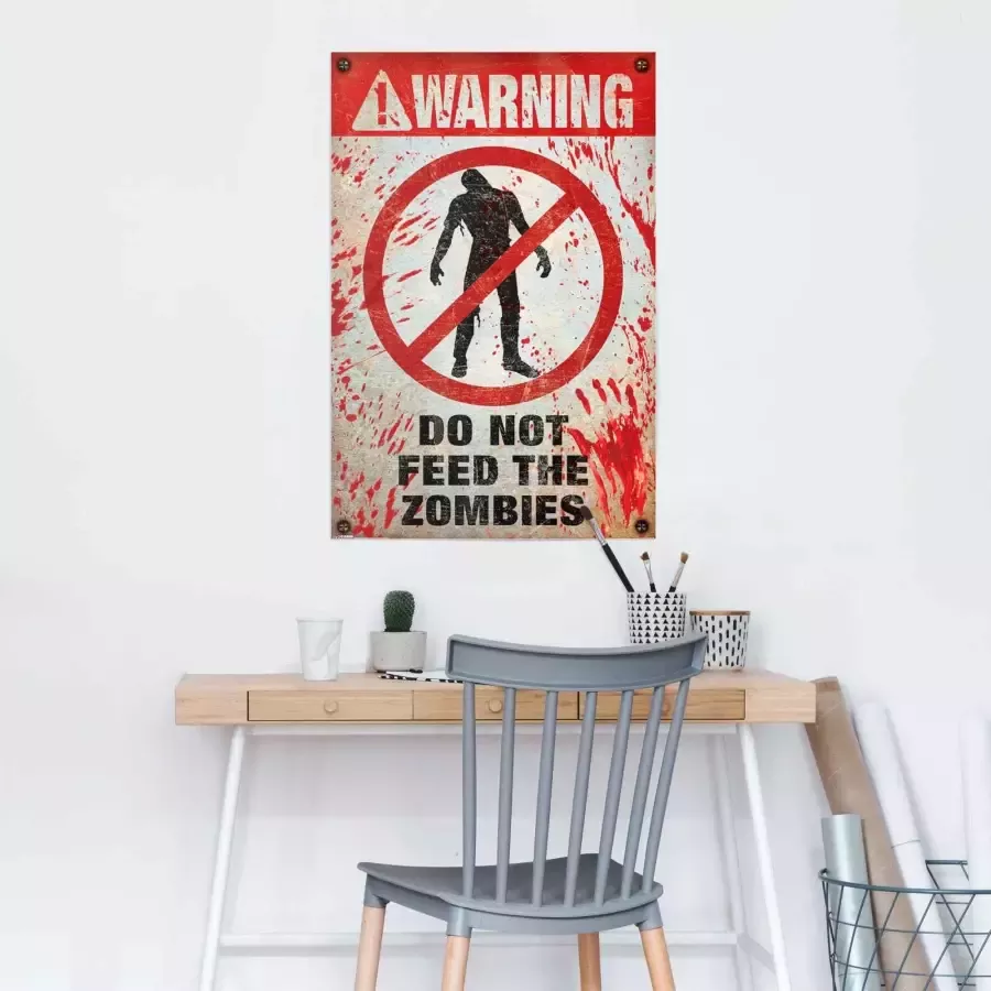 Reinders! Poster Warning! Do Not Feed The Zombies - Foto 1