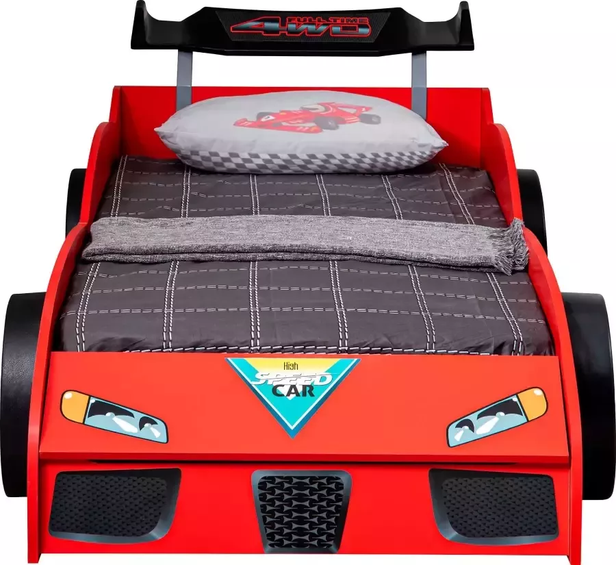 Relita Kinderledikant Eco Bed in vorm auto (autobed) met opbergvak aan de voorkant - Foto 2