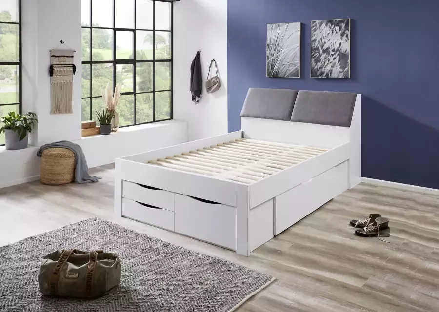 Relita Ledikant met bergruimte Maxi met laden en bergruimte in het hoofdbord