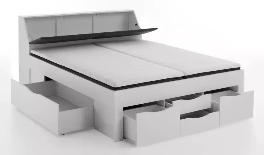 Relita Ledikant met bergruimte Maxi met laden en bergruimte in het hoofdbord - Foto 4