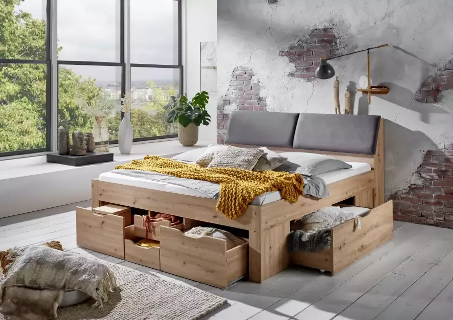 Relita Ledikant met bergruimte Maxi met laden en bergruimte in het hoofdbord