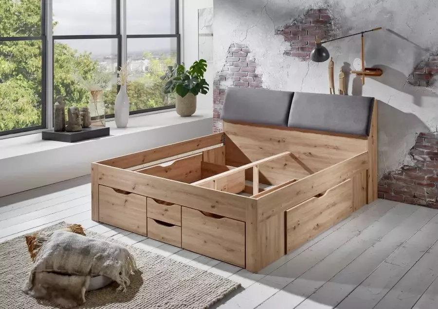 Relita Ledikant met bergruimte Maxi met laden en bergruimte in het hoofdbord - Foto 2