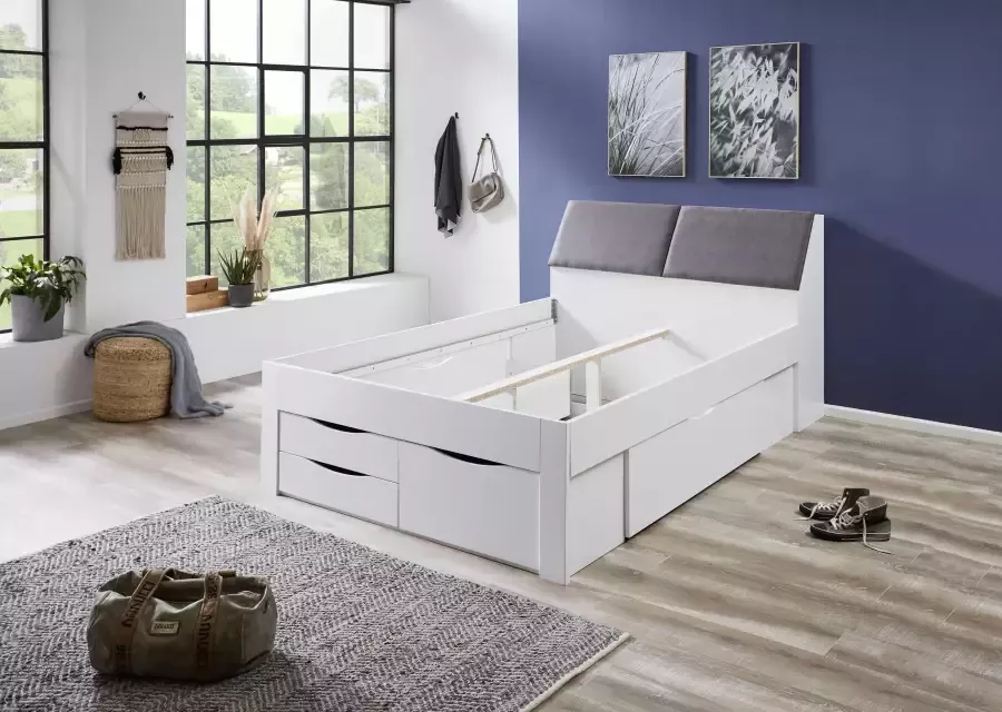 Relita Ledikant met bergruimte Maxi met laden en bergruimte in het hoofdbord