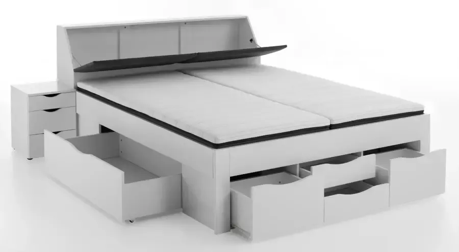 Relita Ledikant met bergruimte Maxi met laden en bergruimte in het hoofdbord - Foto 4