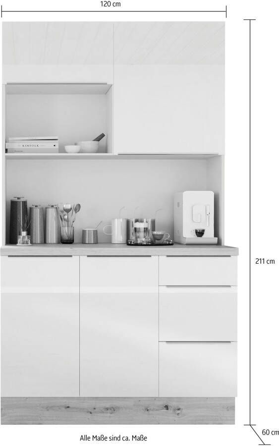 RESPEKTA Buffetkast Safado uit de Marleen serie Breedte 120 cm met soft-close in exclusieve configuratie voor OTTO - Foto 3