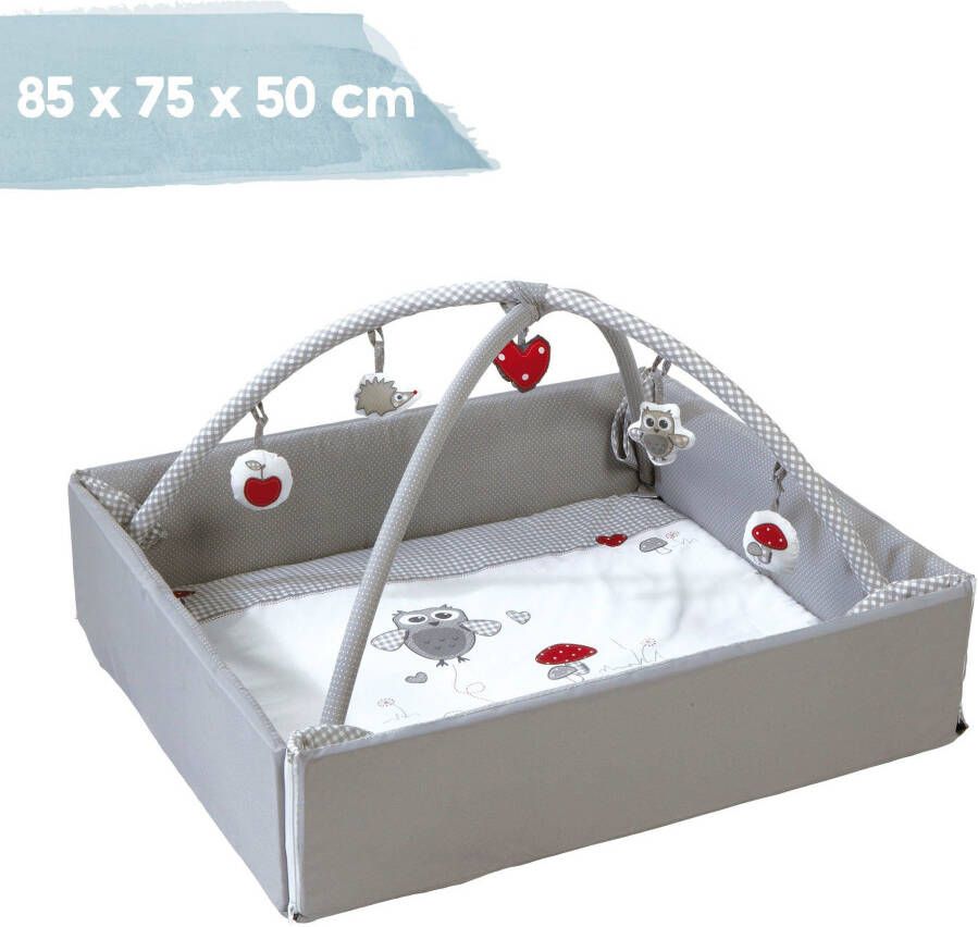 Roba Babynestje 4in1 Adam & uil met activity-speelboog