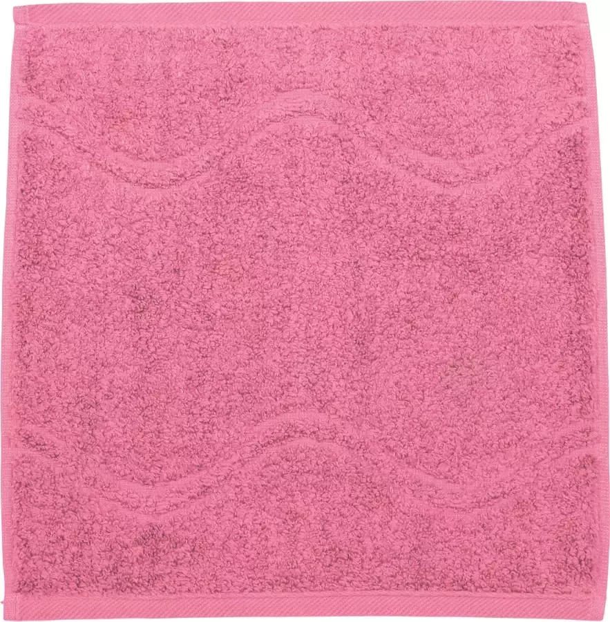 ROSS Waslapje Cashmere feeling met golven-randdessin (set)
