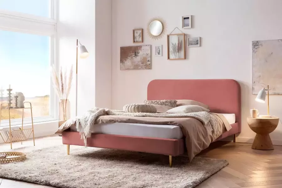 Artistiq Living Artistiq Bed Federico Velvet 180 x 200cm roze - Foto 3