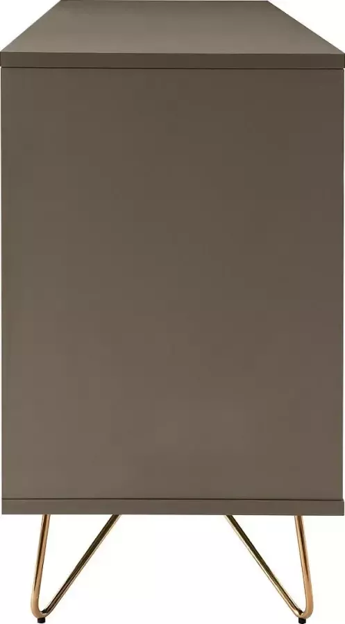 SalesFever Dressoir met dunne poten sidetable met matte lak in moderne kleuren - Foto 5