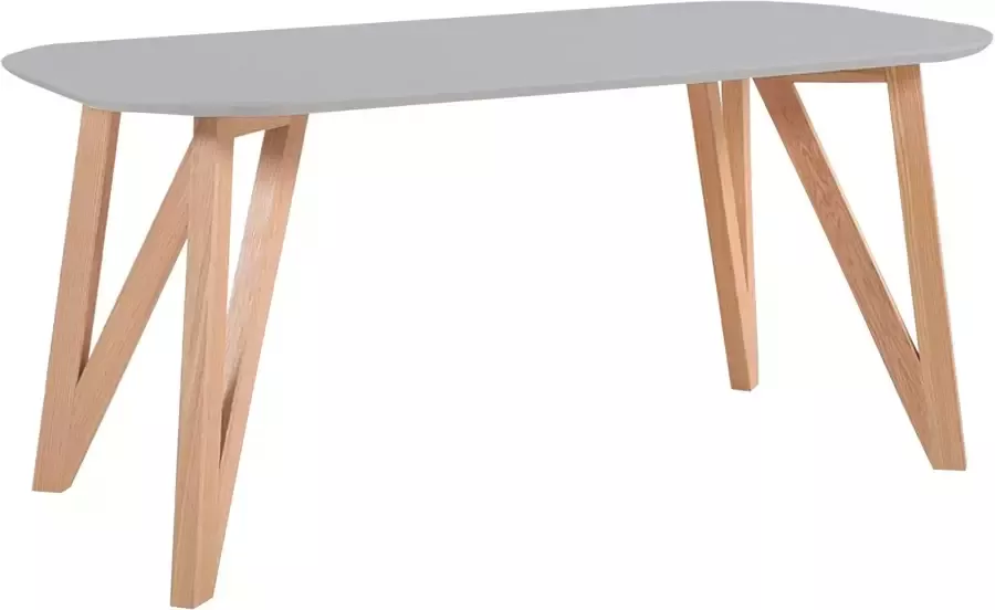SalesFever Eethoek bestaand uit 4 moderne beklede stoelen en een 160 cm brede tafel (set 5-delig) - Foto 8