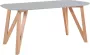 SalesFever Eethoek bestaand uit 4 moderne beklede stoelen en een 160 cm brede tafel (set 5-delig) - Thumbnail 2