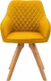 SalesFever Eethoek bestaand uit 4 moderne beklede stoelen en een 160 cm brede tafel (set 5-delig) - Thumbnail 4