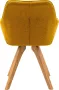 SalesFever Eethoek bestaand uit 4 moderne beklede stoelen en een 160 cm brede tafel (set 5-delig) - Thumbnail 5