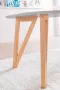 SalesFever Eethoek bestaand uit 4 moderne beklede stoelen en een 160 cm brede tafel (set 5-delig) - Thumbnail 9