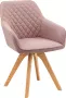 SalesFever Eethoek bestaand uit 4 moderne beklede stoelen en een 180 cm brede tafel (set 5-delig) - Thumbnail 3