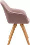 SalesFever Eethoek bestaand uit 4 moderne beklede stoelen en een 180 cm brede tafel (set 5-delig) - Thumbnail 6
