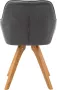 SalesFever Eethoek bestaand uit 4 moderne beklede stoelen en een 180 cm brede tafel (set 5-delig) - Thumbnail 5