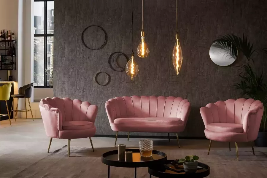 Artistiq Living Artistiq Fauteuil Lizzy Velvet Roze - Foto 4