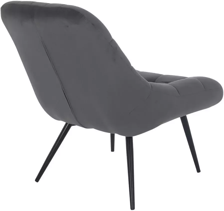 SalesFever Relaxfauteuil met xxl-stiksels met zwarte of naturelkleurige poten