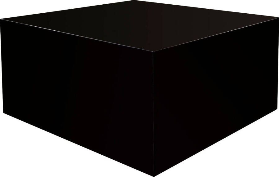Salontafel 60x60x30cm zwart - Foto 3