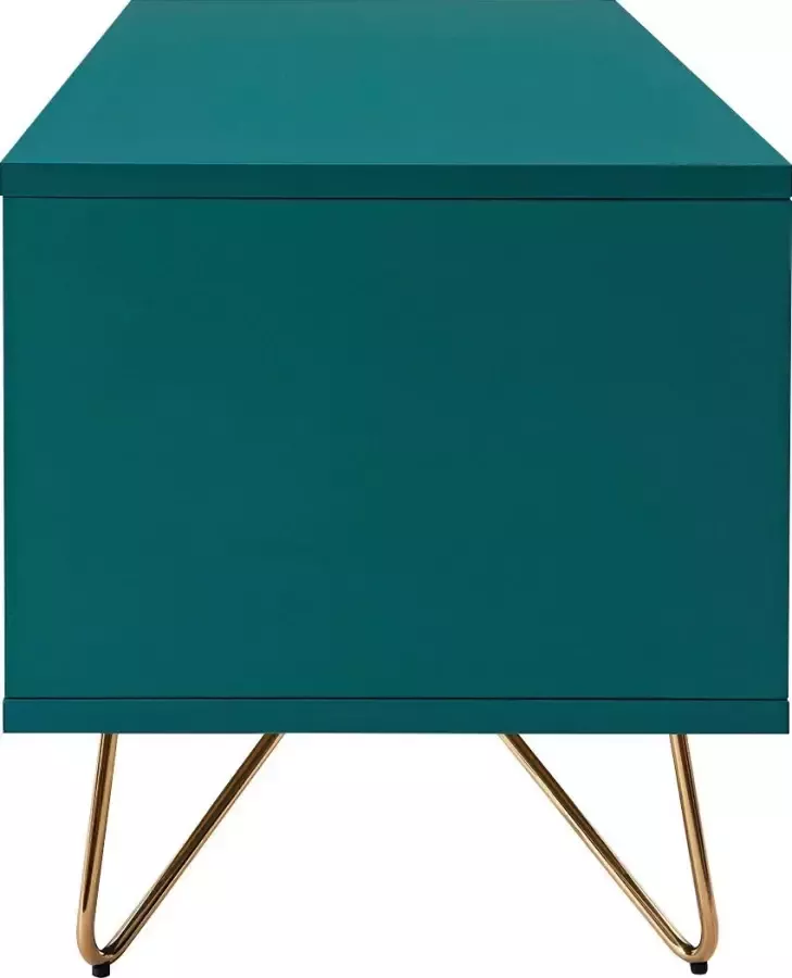 SalesFever Tv-meubel Haarspeld poten modern tv-meubel tv-kast met klepdemper - Foto 2