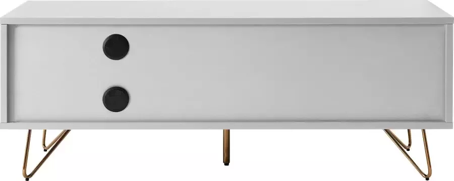 SalesFever Tv-meubel Haarspeld poten modern tv-meubel tv-kast met klepdemper - Foto 6