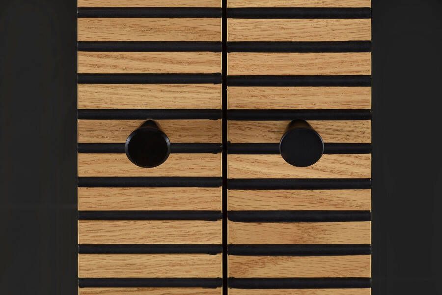 SalesFever Vitrinekast Torsby Designer Vitrine in edler Optik Eiken echt houtfineer - Foto 2