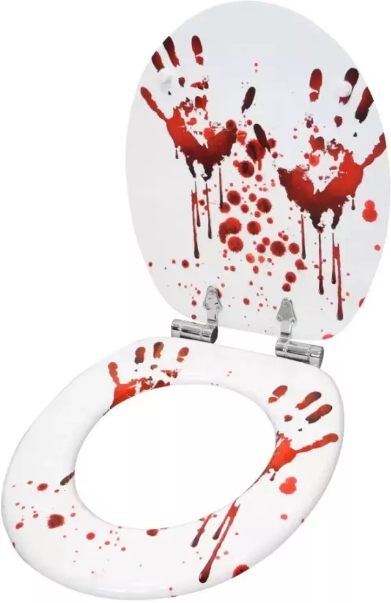 Sanilo Toiletzitting Blood Hands met soft-closemechanisme - Foto 6