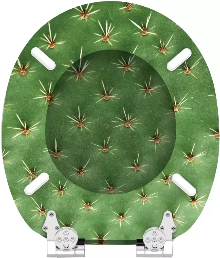 Sanilo Toiletzitting Cactus met softclosemechanisme bxl: 37 7x 42 0 47 0 cm - Foto 2