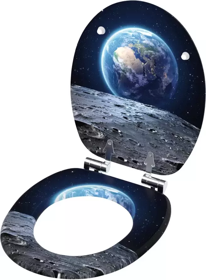 Sanilo Toiletzitting Earth met softclosemechanisme bxl: 37 7x 42 0 47 0 cm - Foto 4