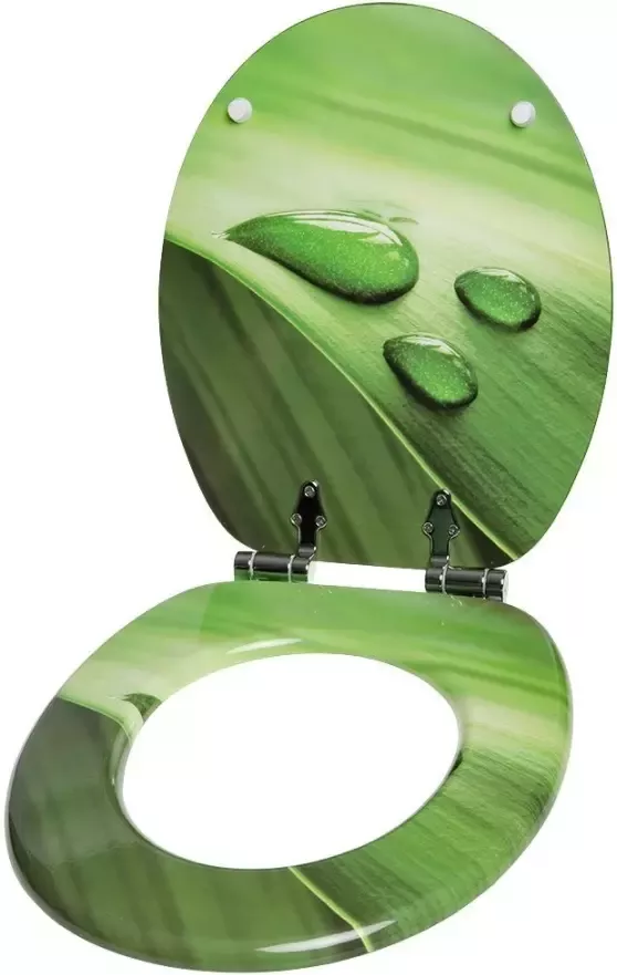 Sanilo Toiletzitting Green Leaf met soft-closemechanisme - Foto 5